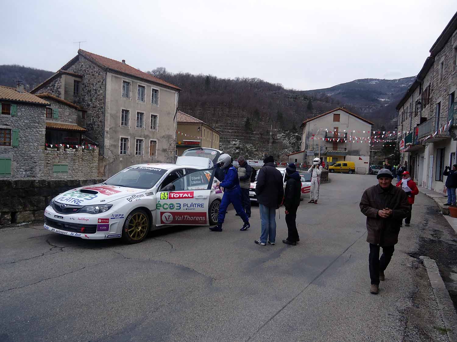 Le Rally de Monte-Carlo à Burzet